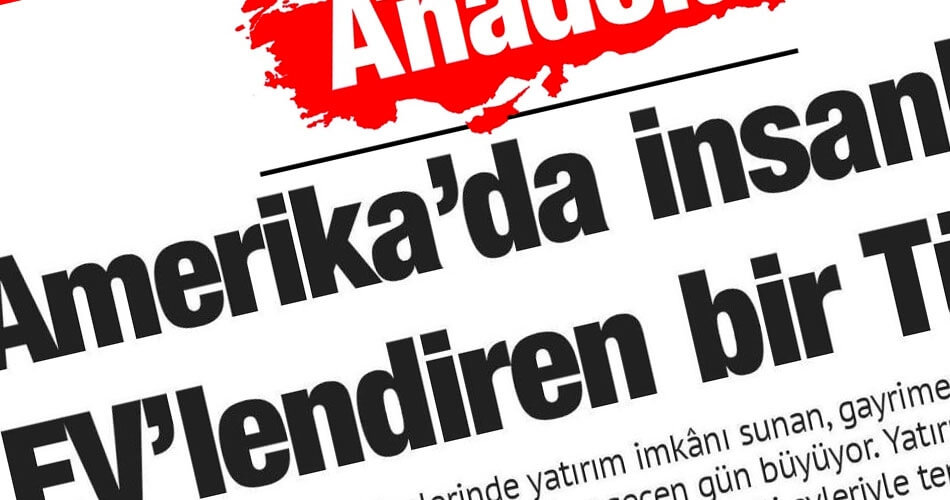 Amerika`da İnsanları Ev`lendiren Bir Türk - Bizim Anadolu Gazetesi